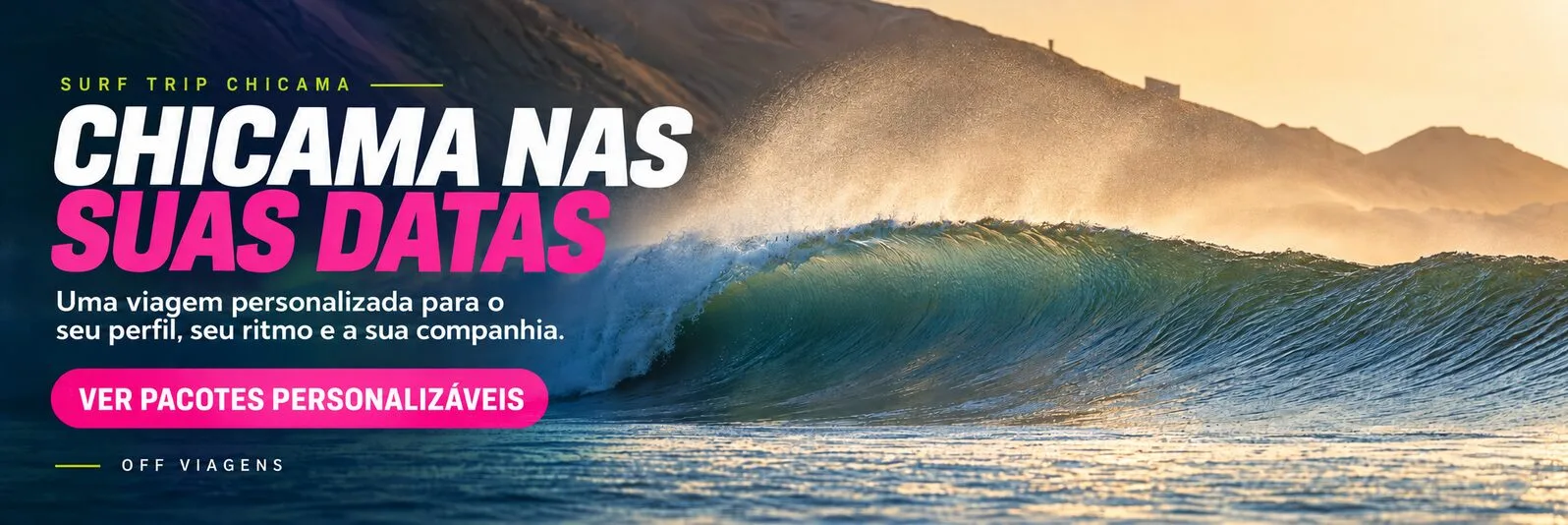 Monte sua surf trip para Chicama